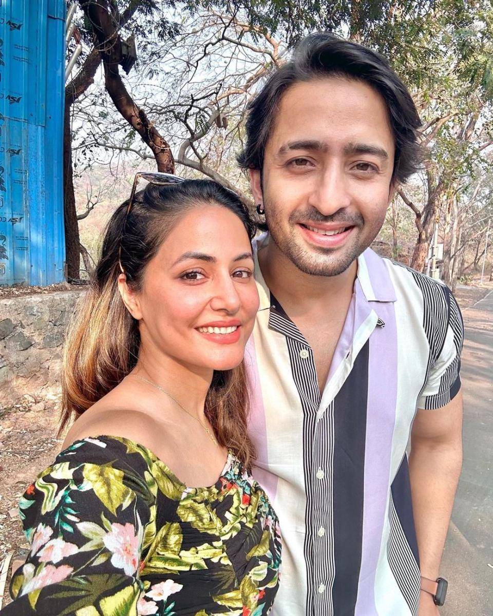 Hina Khan dan Shaheer Sheikh (instagram.com/realhinakhan)