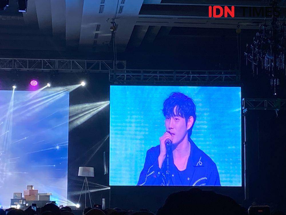 Kim Young Dae di fan meeting Indonesia (dok.IDN Times/Stephanie Risyana)