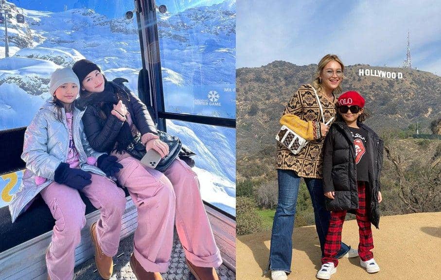 9 Potret Ayu Ting Ting dan Buah Hati Liburan ke Berbagai Negara
