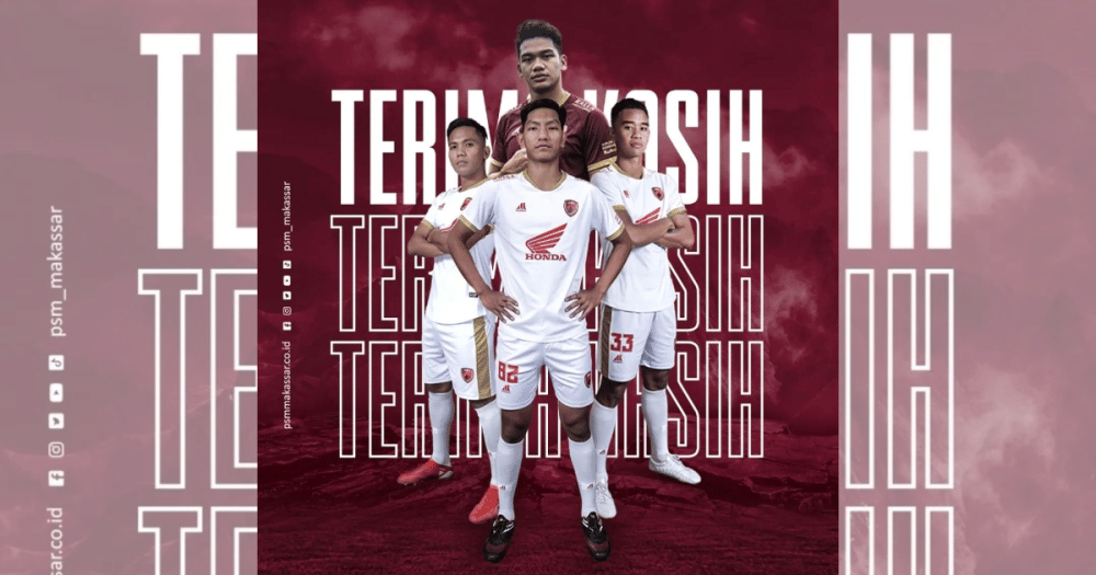 Kontrak Habis, PSM Makassar Resmi Lepas Empat Pemain