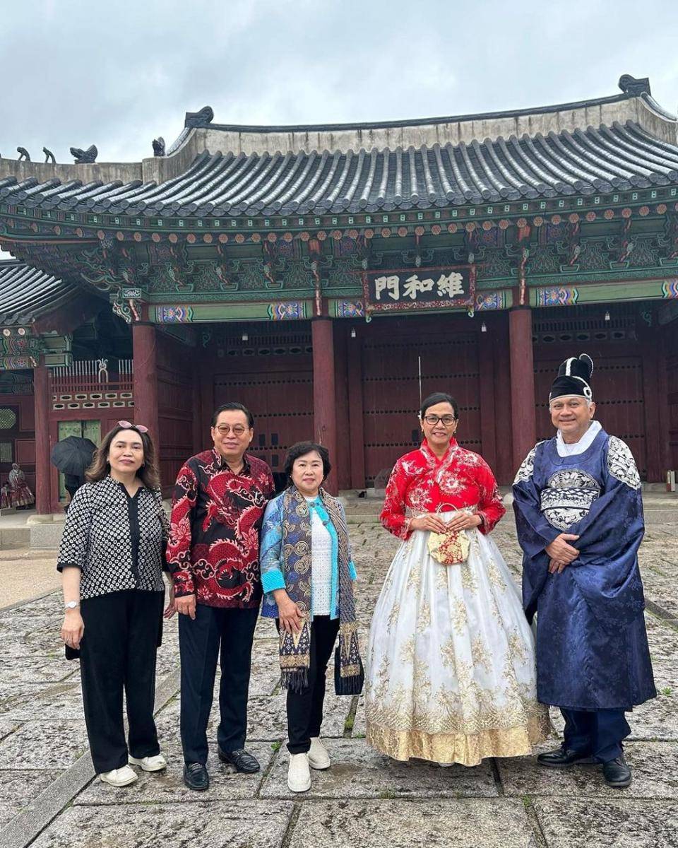 Sri Mulyani di Korea (instagram.com/smindrawati)
