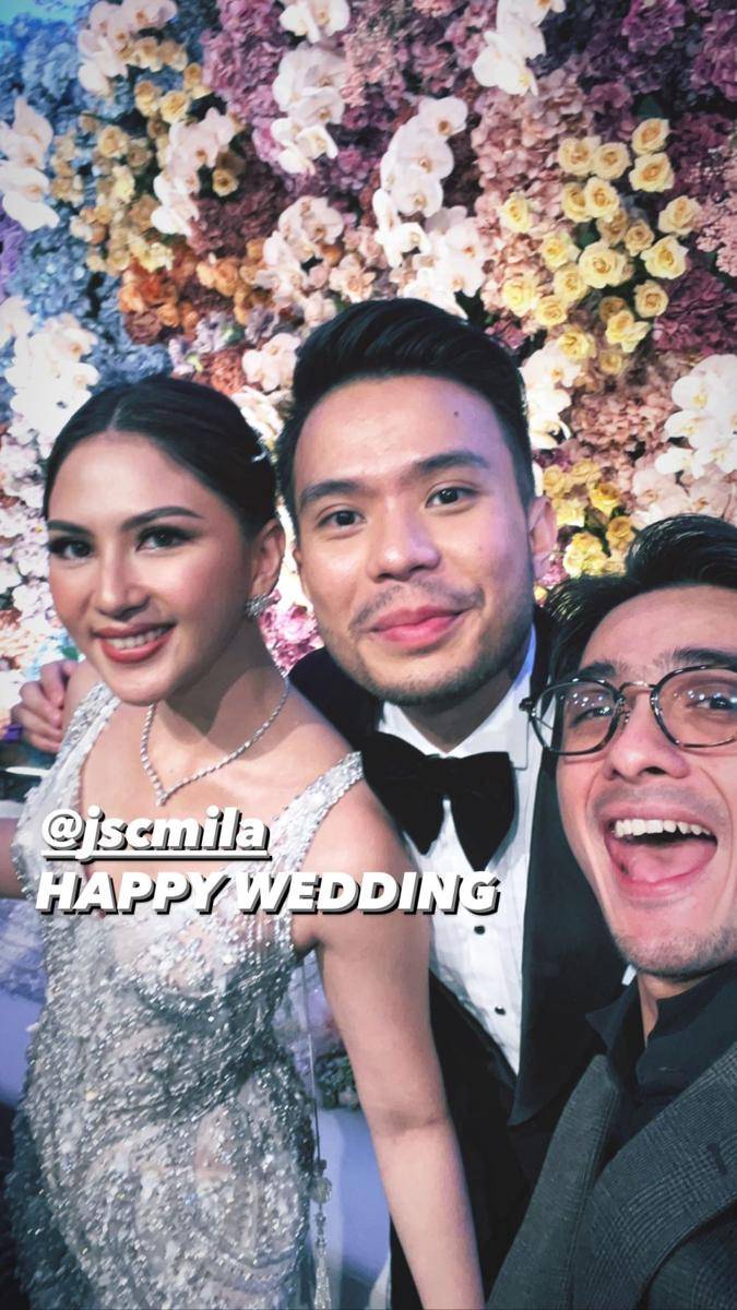 Potret artis di resepsi Jessica Mila dan Yakup Hasibuan (instagram.com/rickyharun)