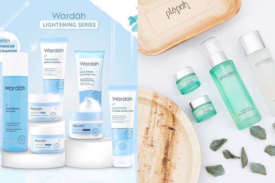 Produk skincare halal dan aman. (instagram.con/wardahbeauty / instagram.com/avoskinbeauty)