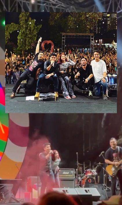 potret Jenaka Mahila manggung bareng Govinda (instagram.com/t_orasudi_ro)