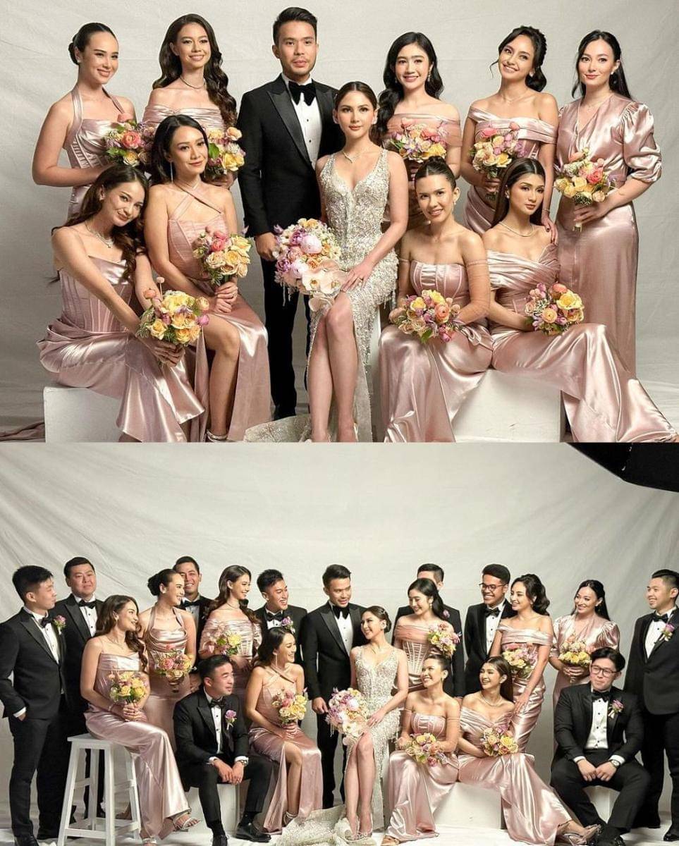 Bridesmaid di resepsi nikahan Jessica Mila dan Yakup Hasibuan (instagram.com/merdioctav)