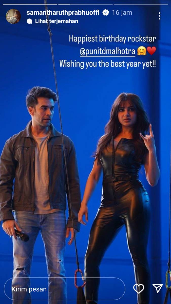 unggahan Samantha Ruth Prabhu (instagram.com/samantharuthprabhuoffl)