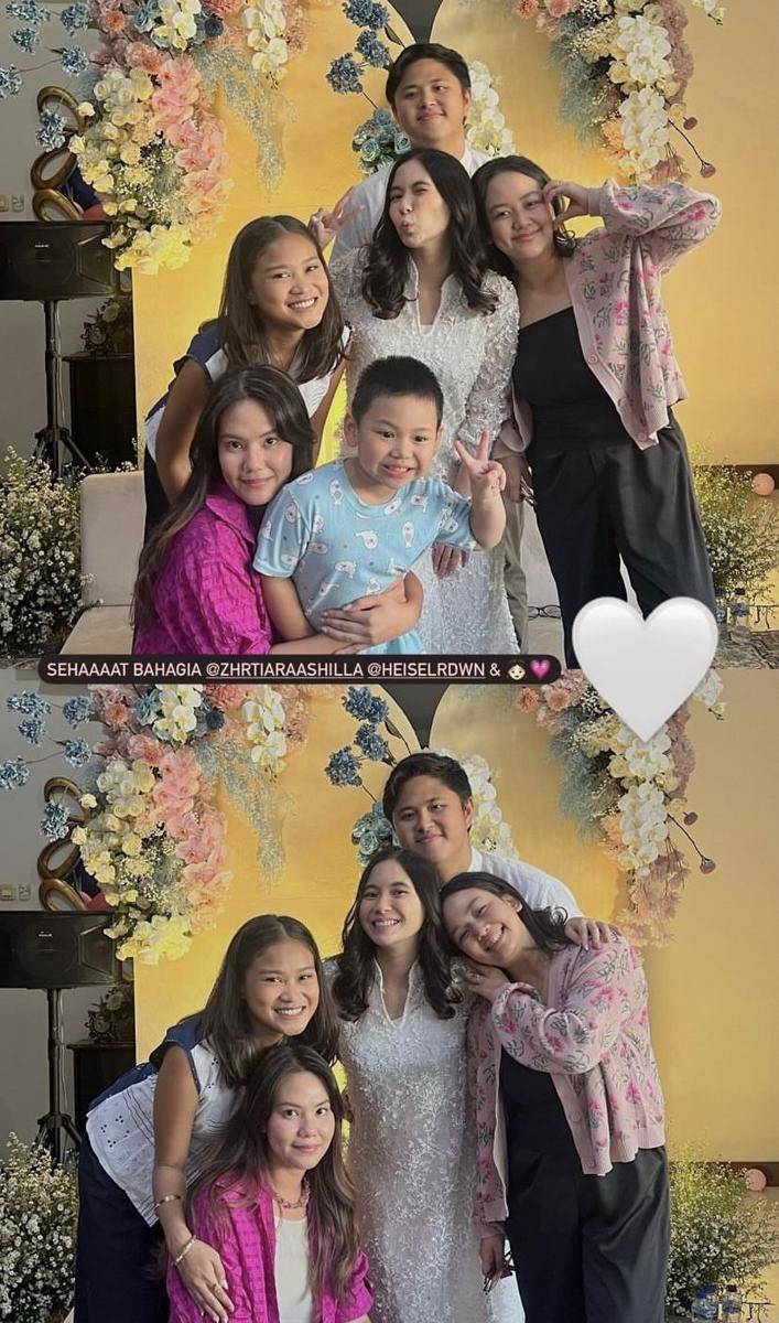 potret gender reveal Ashilla Zee dan Ridwan (instagram.com/tamaradjani)