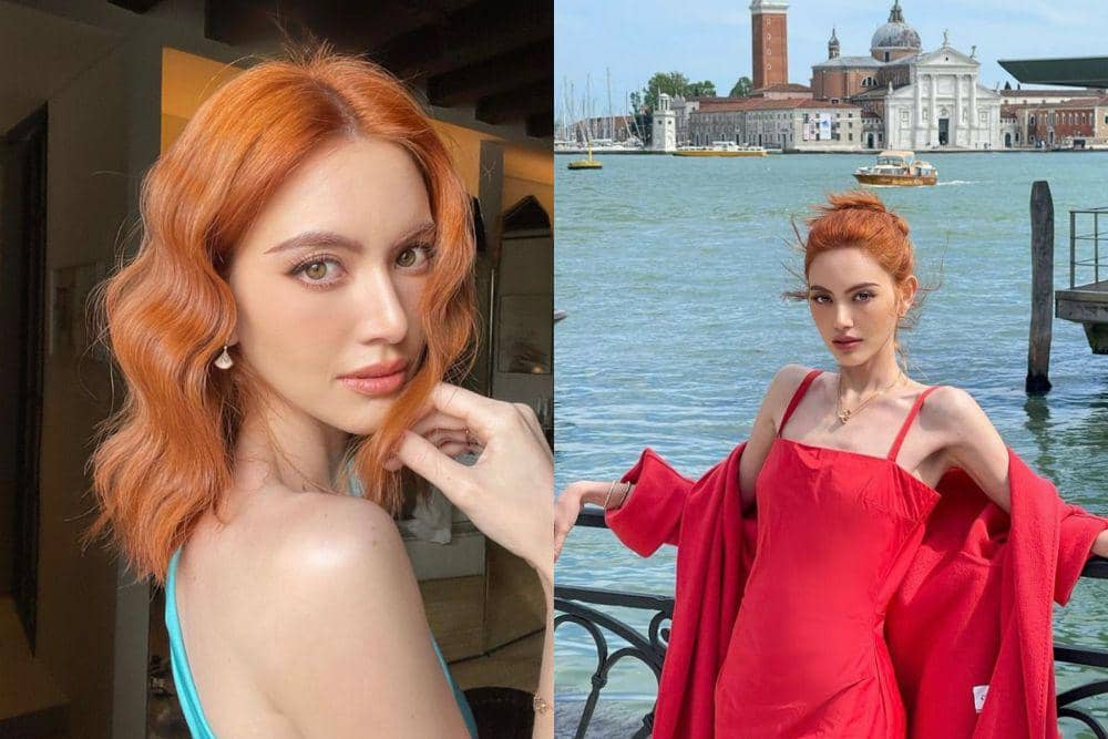 10 Potret Davika Hoorne Warnai Rambut Auburn Orange, Kian Berkelas!
