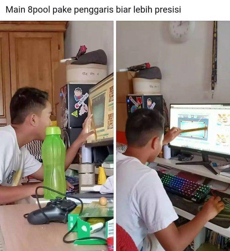 akal-akalan gamers kocak (instagram.com/sukijan.id)