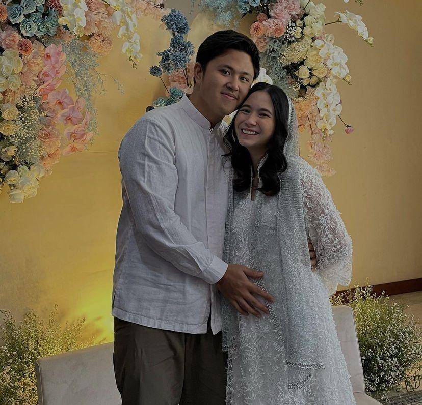 potret gender reveal Ashilla Zee dan Ridwan (instagram.com/shanindyan)