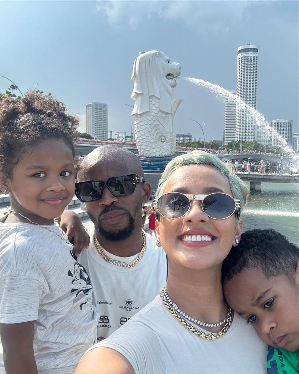 potret Kimmy Jayanti dan keluarga di Singapura (instagram.com/kimmyjayanti)