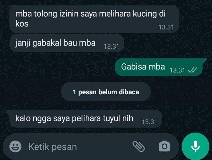 chat ujung-ujungnya ngeselin (twitter.com/nocontextreceh)
