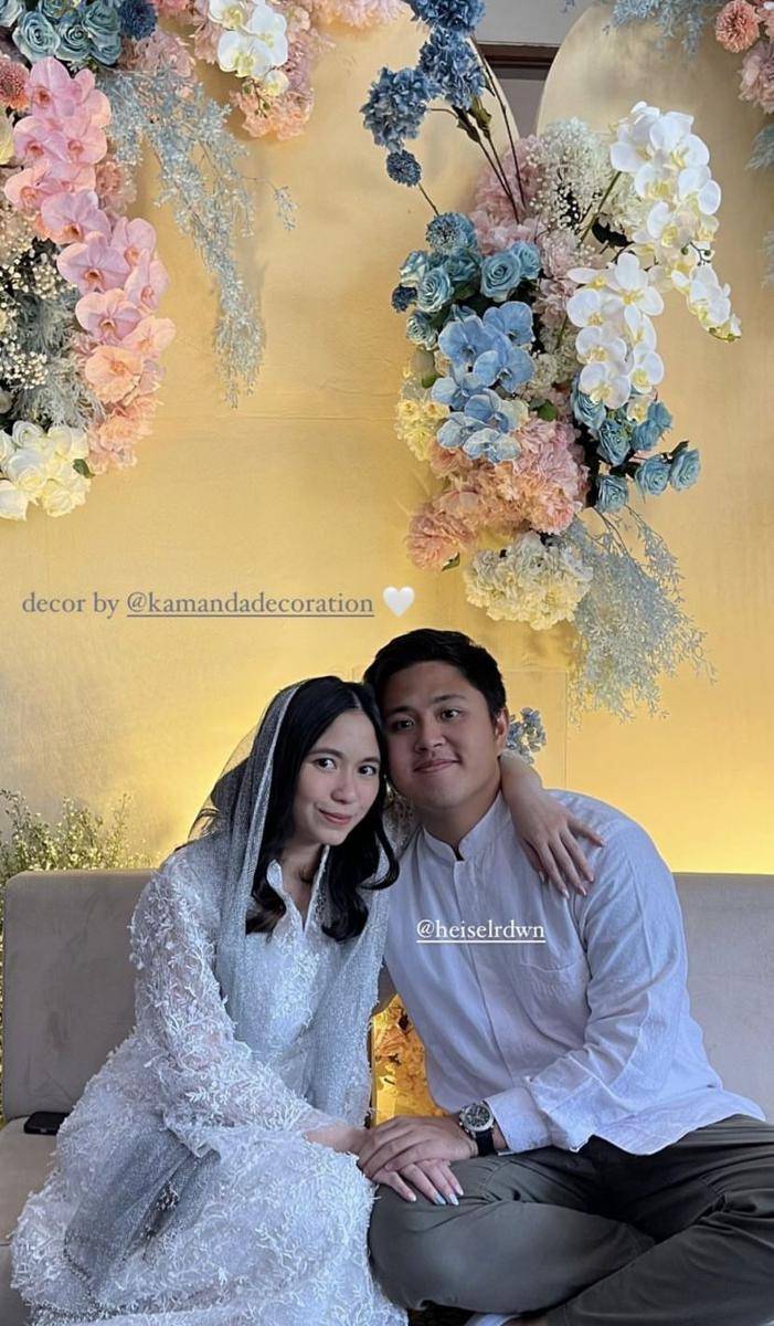 potret gender reveal Ashilla Zee dan Ridwan (instagram.com/zhrtiaraashilla)
