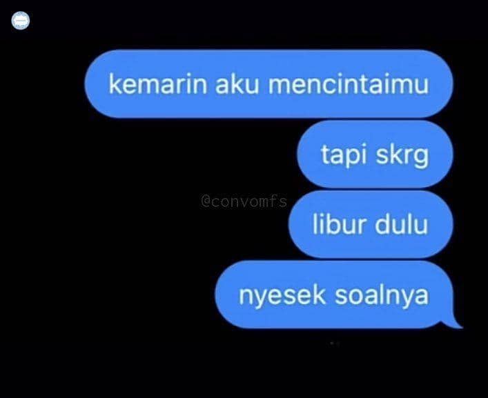 chat ujung-ujungnya ngeselin (twitter.com/convomfs)