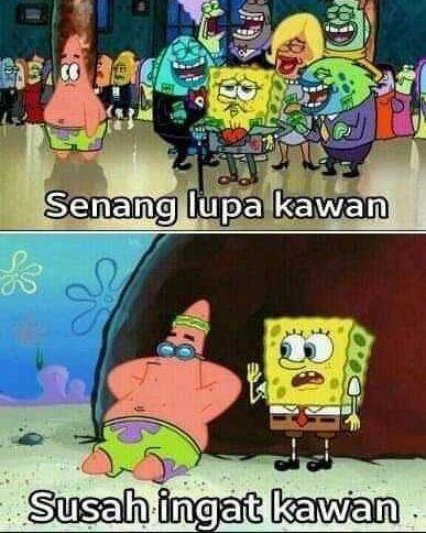 ilustrasi meme spongebob kehidupan sehari-hari (instagram.com/memespongebobindonesia)