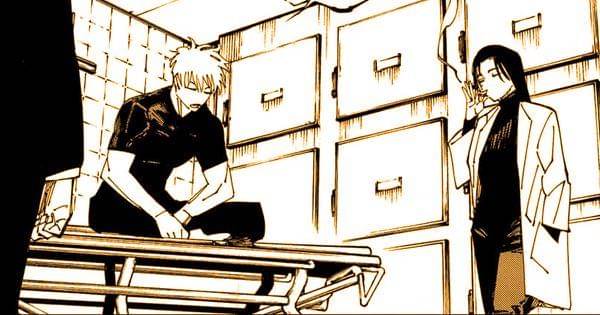 Gojo, Shoko dan Ijichi ( Dok. Shueisha / Jujutsu Kaisen )