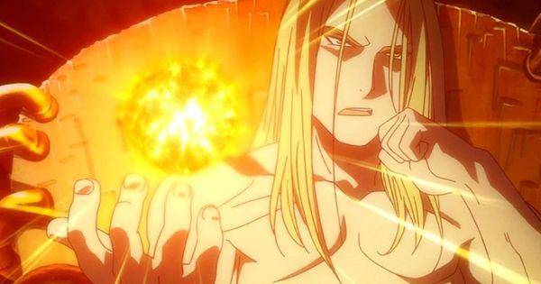 Father menciptakan matahari mini ( Dok. Bones / Fullmetal Alchemist Brotherhood )