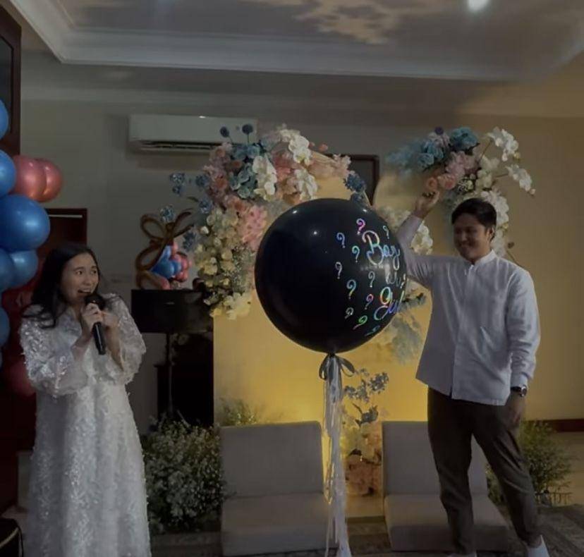 potret gender reveal Ashilla Zee dan Ridwan (instagram.com/shanindyan)
