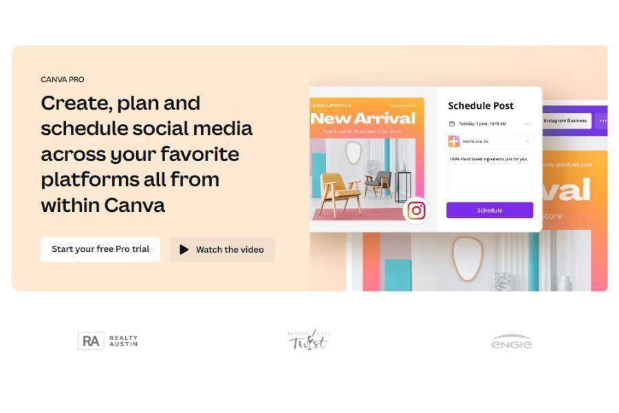 ilustrasi fitur Content Planner Canva Pro (dok.canva.com)