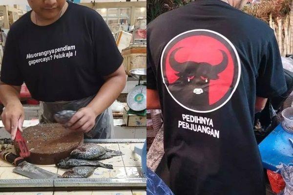 9 Tulisan di Kaus Pedagang Ini Dijamin Bikin Pembeli Terhibur