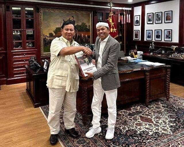 Gabung Gerindra, Dedi Mulyadi Siap Dukung Prabowo Subianto di Pilpres