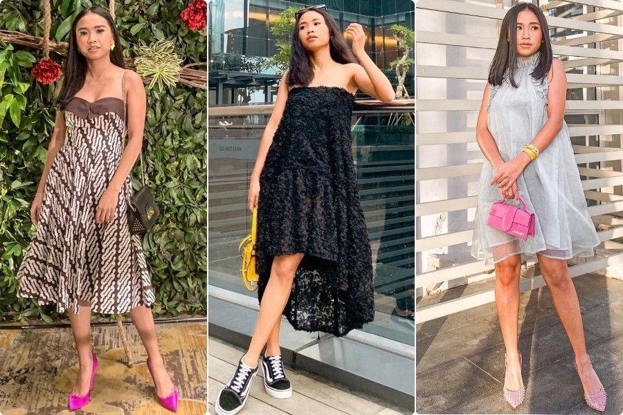 9 Ide Dress Pesta ala Ayya Renita, Cocok buat Garden Party