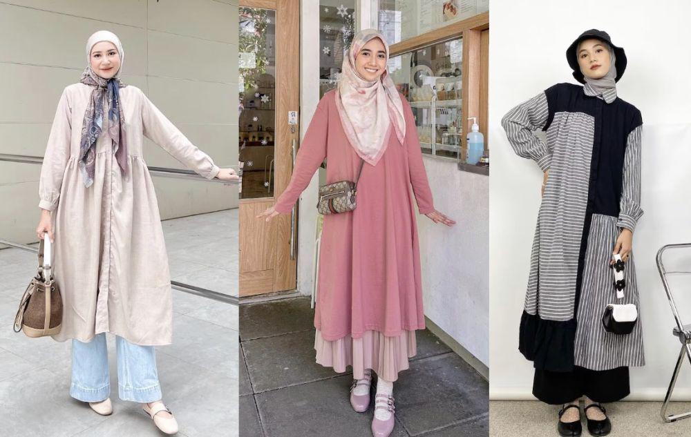 7 Ide Outfit Buka Bersama dengan Midi Dress ala Hijabers yang Elegan