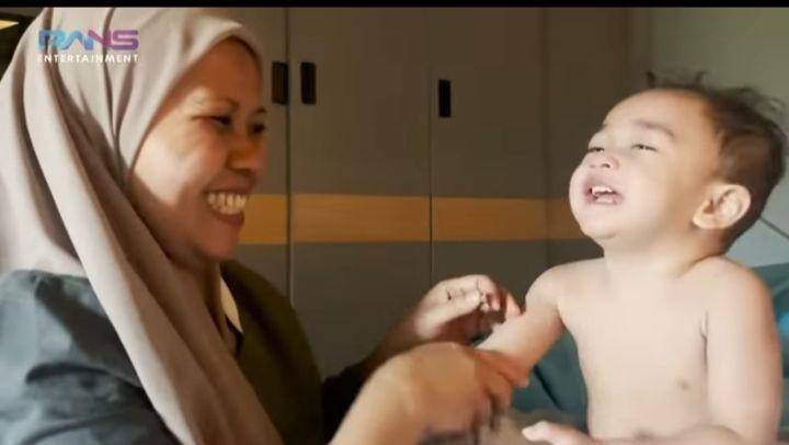 Momen Rayyanza Bertemu Kembali Sus Rini, Setelah Mudik (Youtube.com/Rans Entertainment)