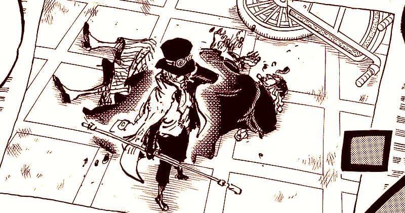 Berita pembunuhan Cobra oleh Sabo. (mangaplus.shueisha.co.jp/One Piece)