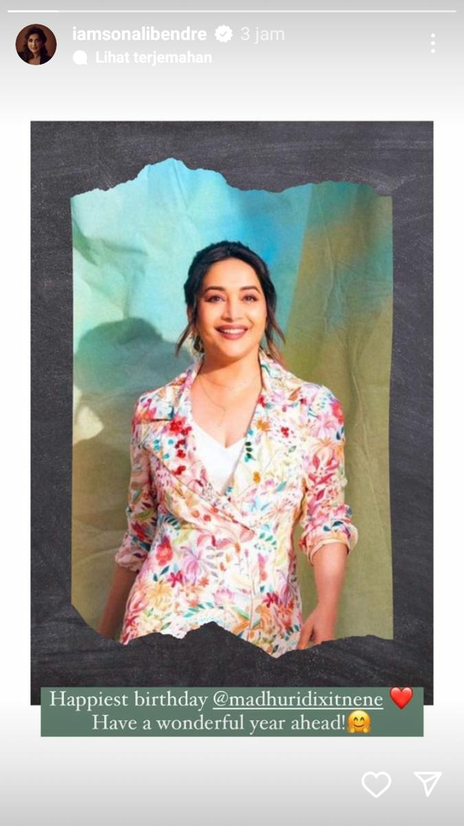 unggahan Sonali Bendre (instagram.com/iamsonalibendre)