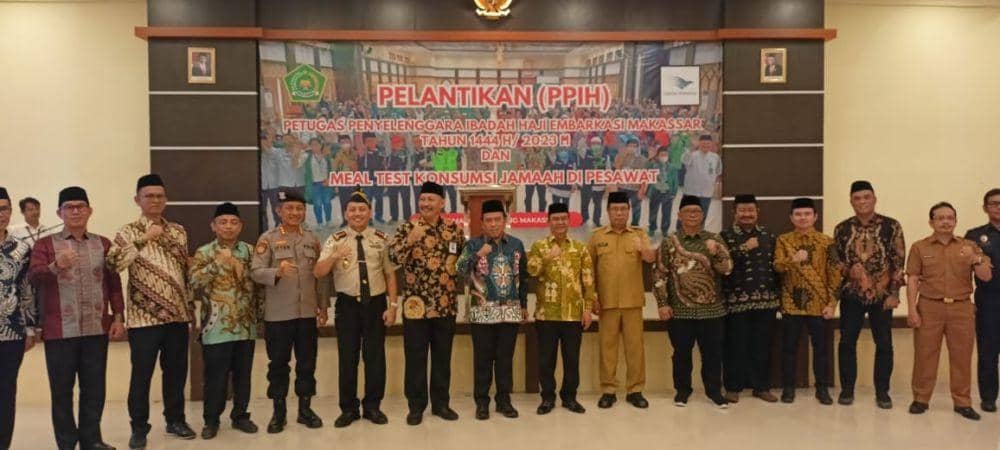 Kloter Pertama Jemaah Haji Embarkasi Makasssar Berangkat 24 Mei 2023