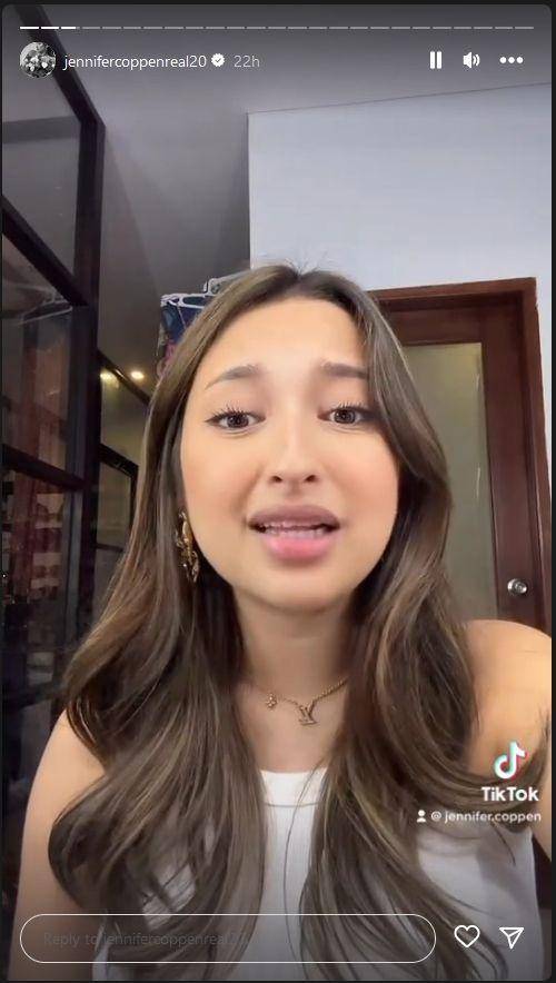 Klarifikasi Jennifer Coppen soal isu hamil di luar nikah (Instagram.com/jennifercoppenreal20)