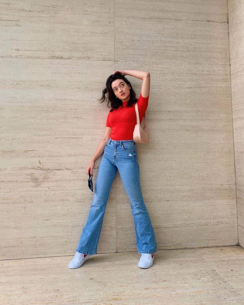 OOTD pakai long pants ala Megan Domani (instagram.com/megandomani1410)