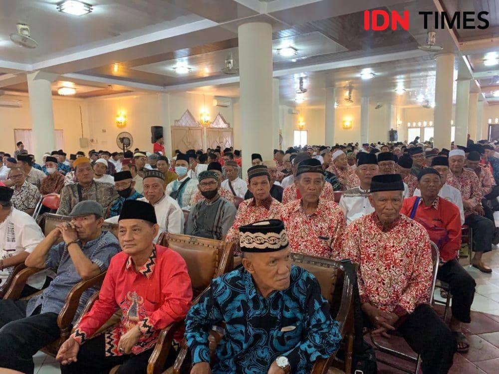 Haji Bandar Lampung. (IDN Times/Rohmah Mustaurida)