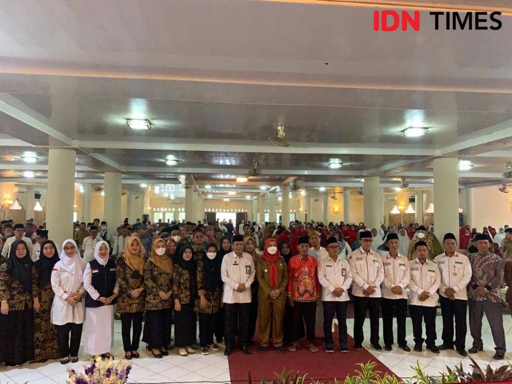 Haji Bandar Lampung. (IDN Times/Rohmah Mustaurida)