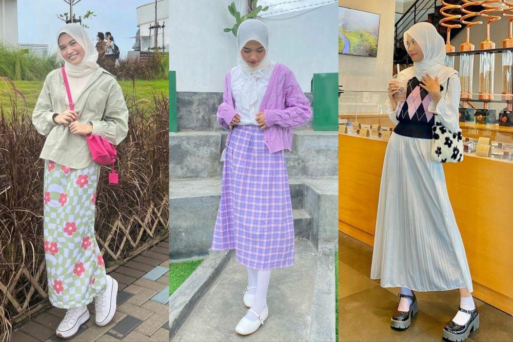 9 Ide Mix and Match Rok ala Queen Artha, Pretty Looks!