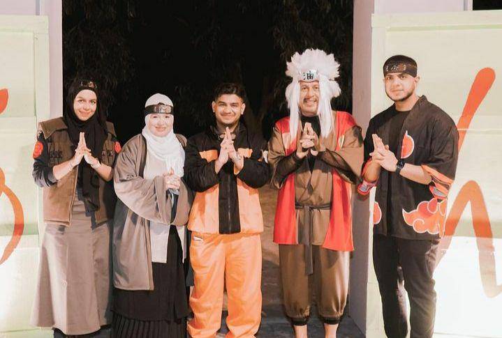 Potret keluarga Pak Muh saat jadi cosplay (instagram.com/fadiljaidi)
