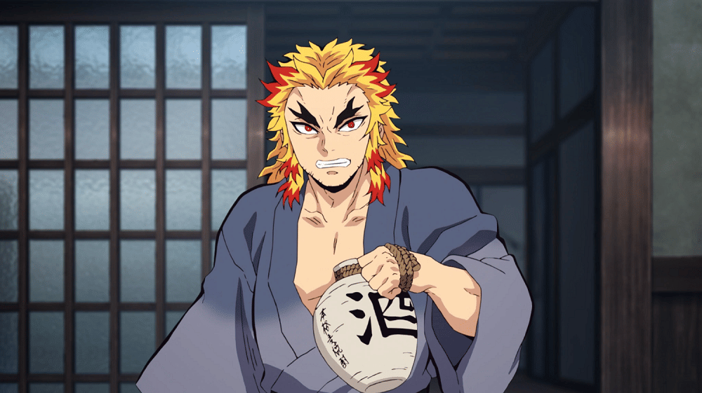 Shinjuro Rengoku (dok. Ufotable/ Kimetsu no Yaiba)