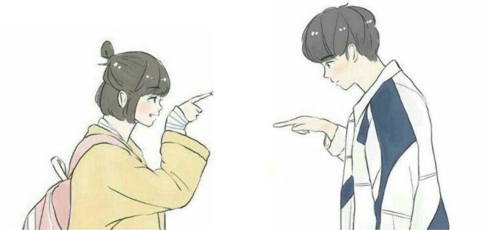 Ilustrasi foto profil WA couple kartun (nicedpz.com)