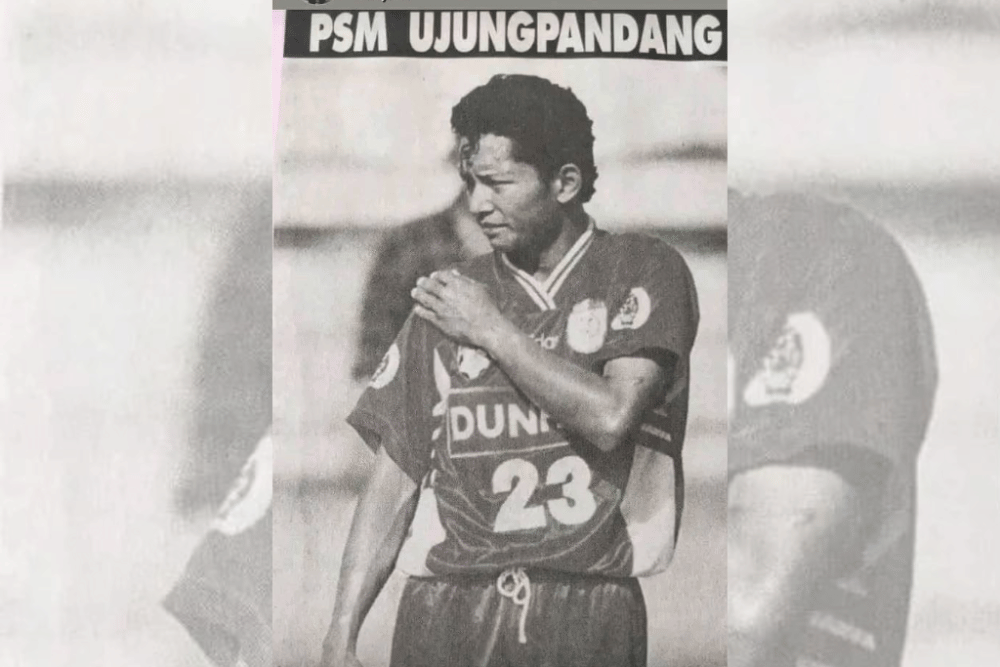 Ronny Ririn, saat masih bermain untuk PSM Makassar di Ligina 1995-96. (Dok. Pribadi Ronny Ririn)