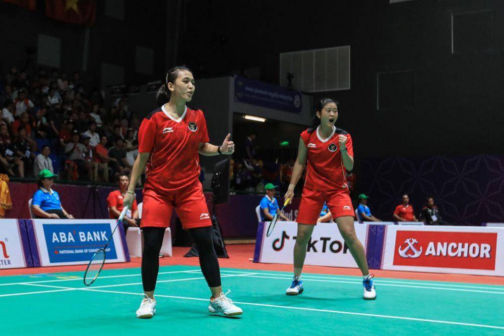 Febriana Dwipuji Kusuma/Amalia Cahaya Pratiwi di SEA Games 2023 (dok. PP PBSI)