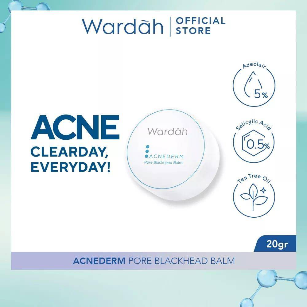 Potret Wardah Acnederm Pore Blackhead Balm (shopee.co.id/wardahofficial)