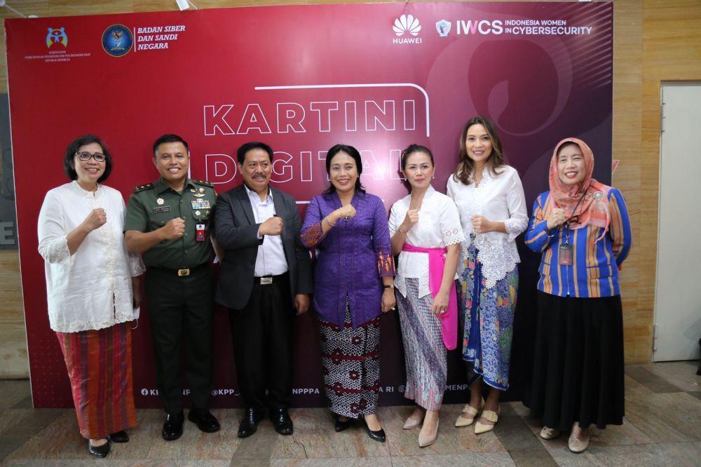 Agenda Kartini Digital "Perempuan Indonesia Berdaya di Dunia Digital" yang diadakan di Perpustakaan Nasional, Jakarta Pusat, Selasa (16/5/2023). (dok. KemenPPPA)