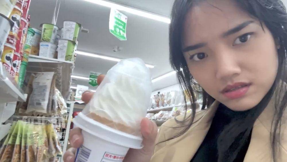 Fuji belanja di Jepang (YouTube.com/Fuji An)