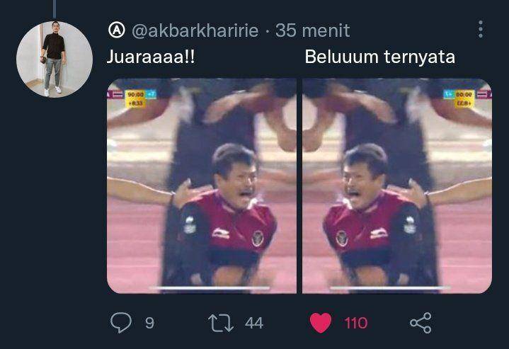 meme timnas kalahkan Thailand (twitter.com/ @whenyoulook)