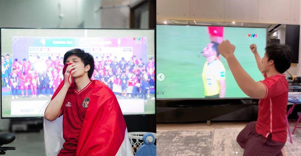 Artis Indonesia nobar final Sea Games (instagram.com/attahalilintar)