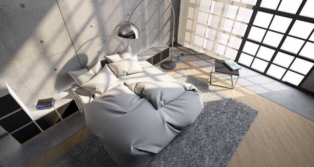 ilustrasi desain kamar tidur industrial (pixabay.com/PIRO4D)