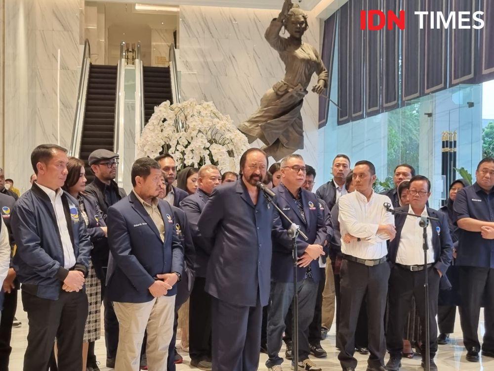 Surya Paloh Enggan Ajukan Pengganti Johnny Plate Tanpa Diminta Jokowi