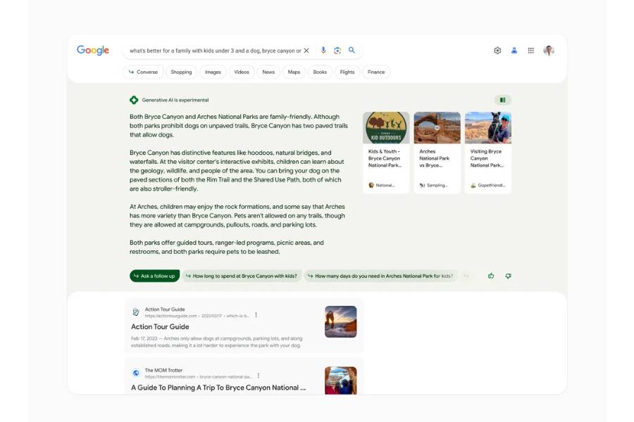 ilustrasi Google Search AI (dok. blog.google)
