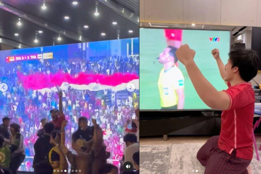 Artis Indonesia nobar final Sea Games (instagram.com/marshel_widianto | instagram.com/attahalilintar)